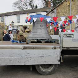 The new bell arrives