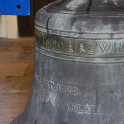 The bell. Photo: Nigel Francis